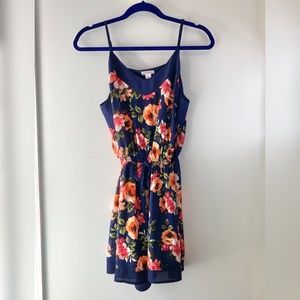 NWOT Target Sleeveless Floral Romper Size Large